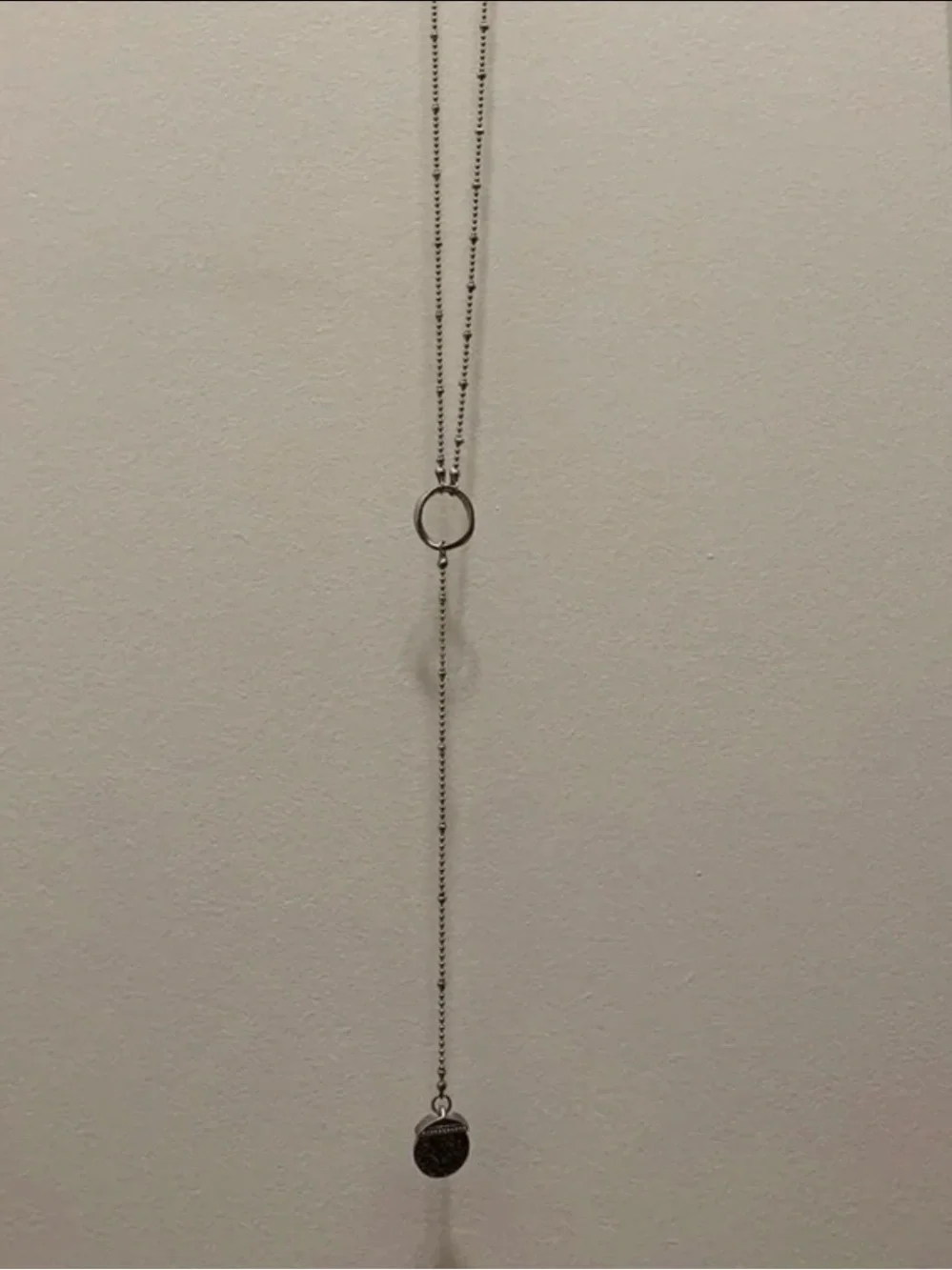 NWOT BUCKLE SILVER DROP NECKLACE.